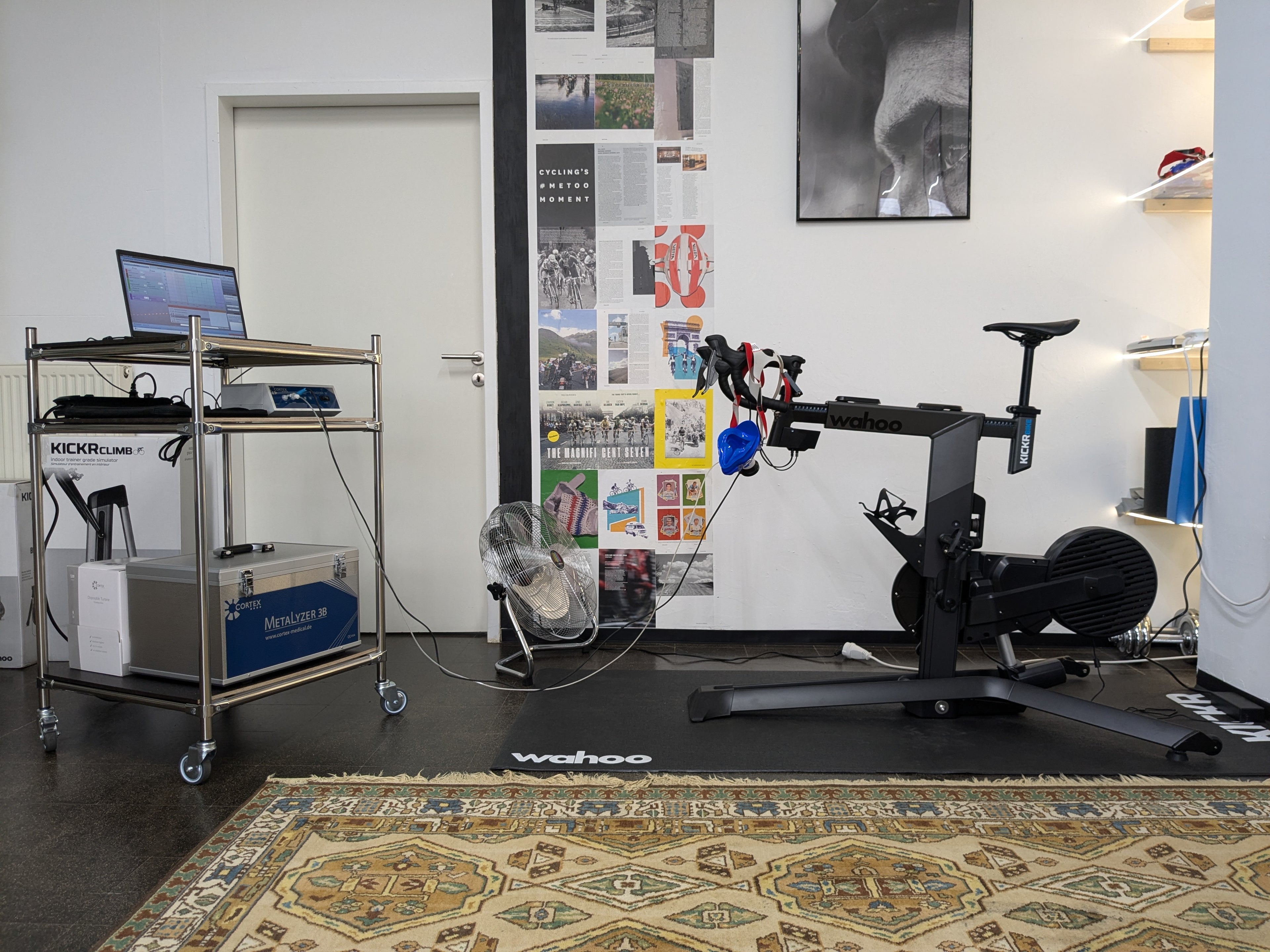 Spiroergometrie Wahoo Kickr Bike Cortex Leistungsdiagnostik