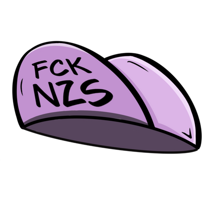Hoodie FCK NZS mit Bunt-Print