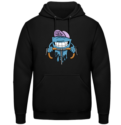 Hoodie FCK NZS mit Bunt-Print