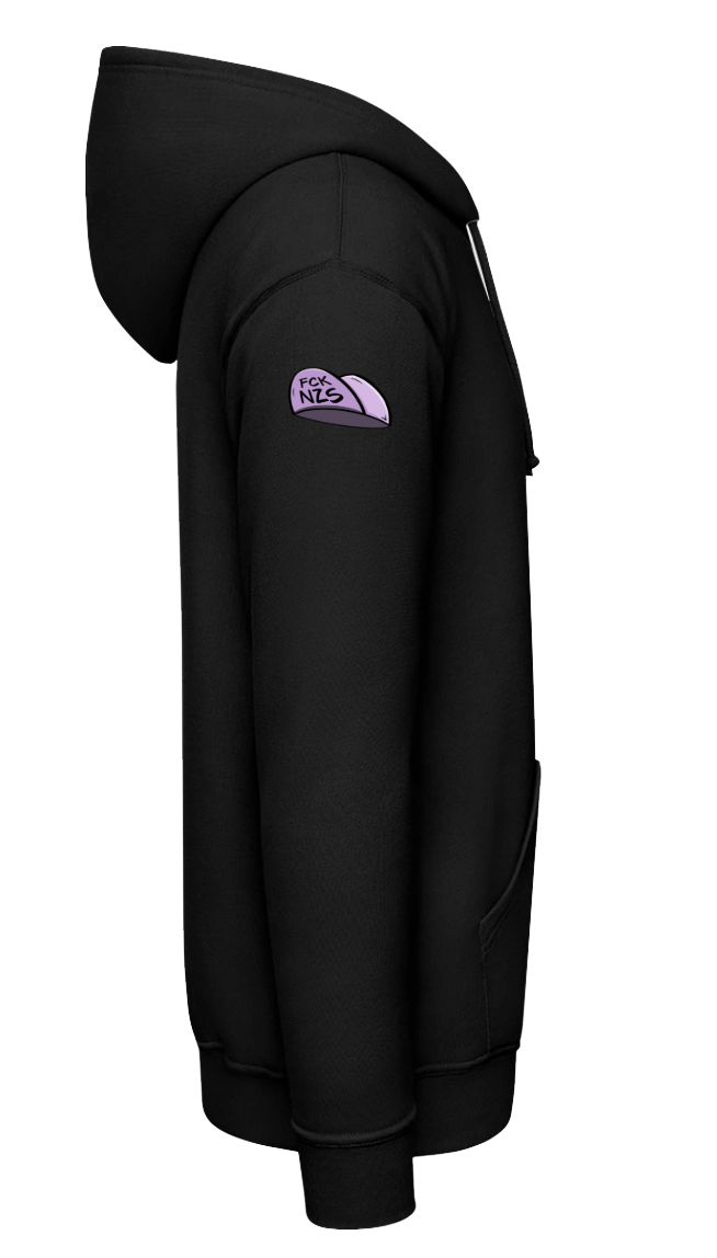 Hoodie FCK NZS mit Bunt-Print