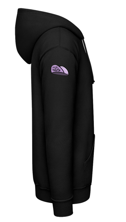 Hoodie FCK NZS mit Bunt-Print