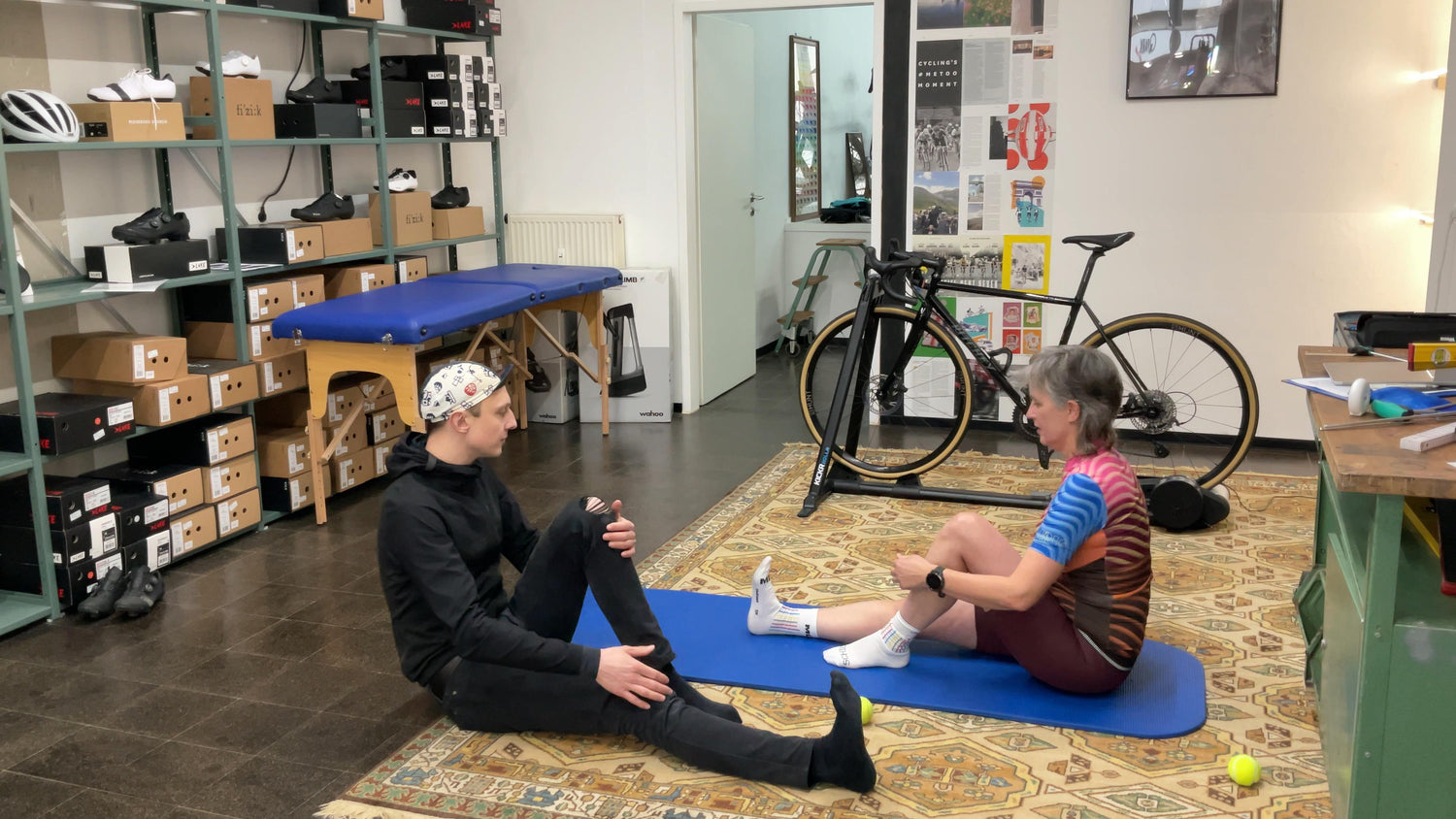 Training Übungen Motivaktiv Dehnen Kräftigen Beweglichkeit Rennrad Fahrrad Bikefitting Düsseldorf Oststraße 20