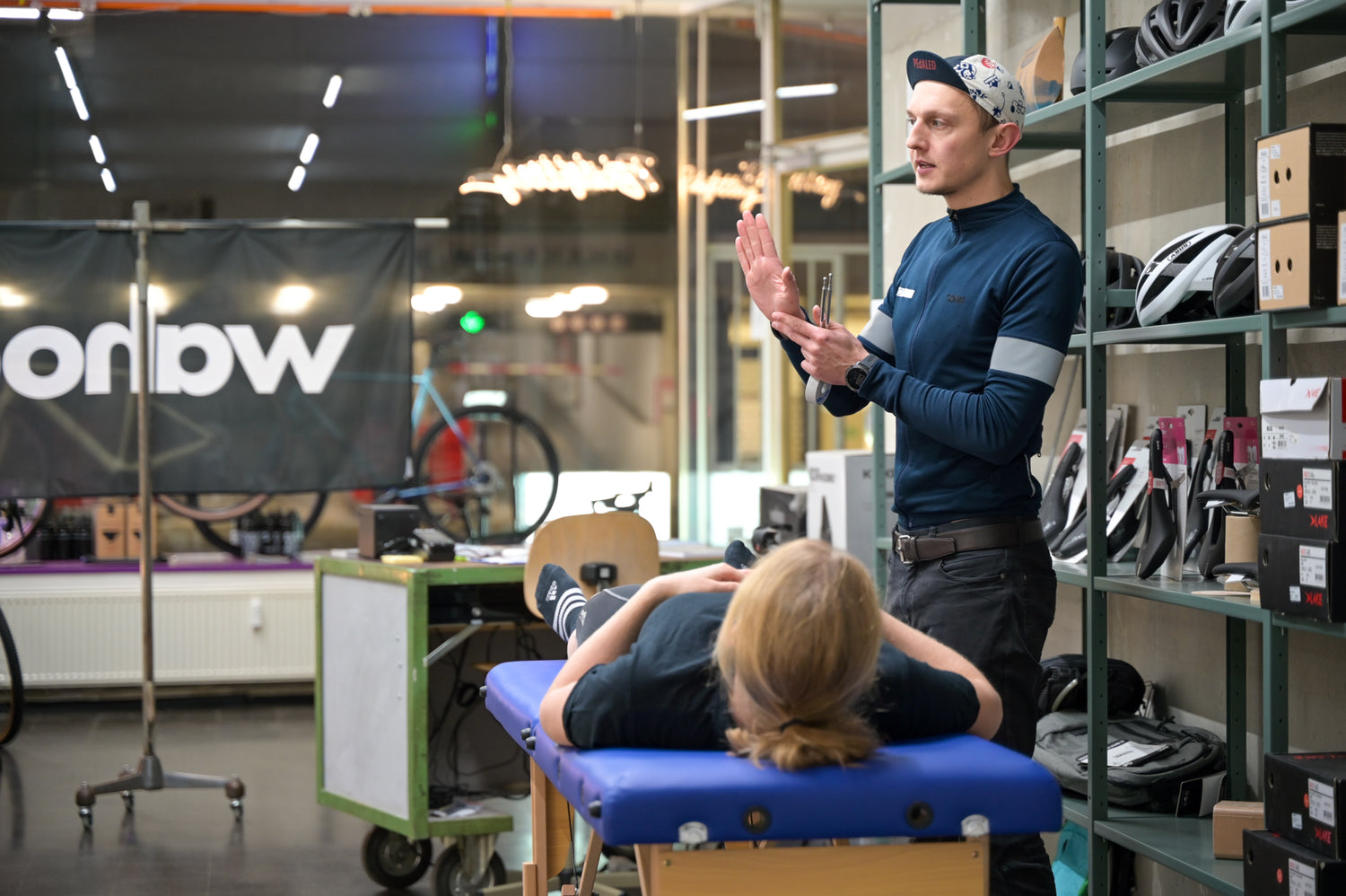 Motivaktiv Anamnese Untersuchung Sportwissenschaft Bewegungsanalyse Bikefitting Düsseldorf Oststraße 20
